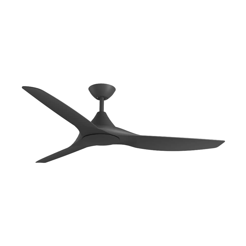 Without Light ClouldFan Smart DC Ceiling Fan Black - No Light