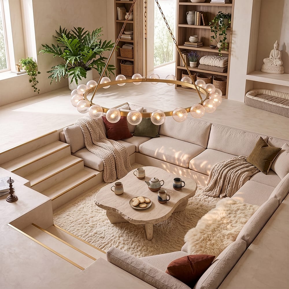 Chandelier Coco Single-Tier Chandelier