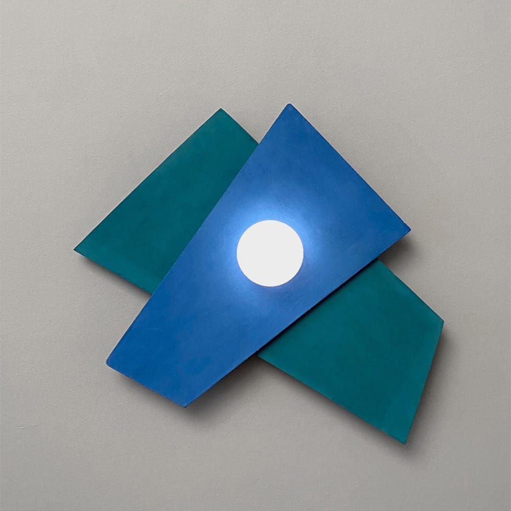 Interior Wall Light / Sconce Color Block Polygon Wall Light