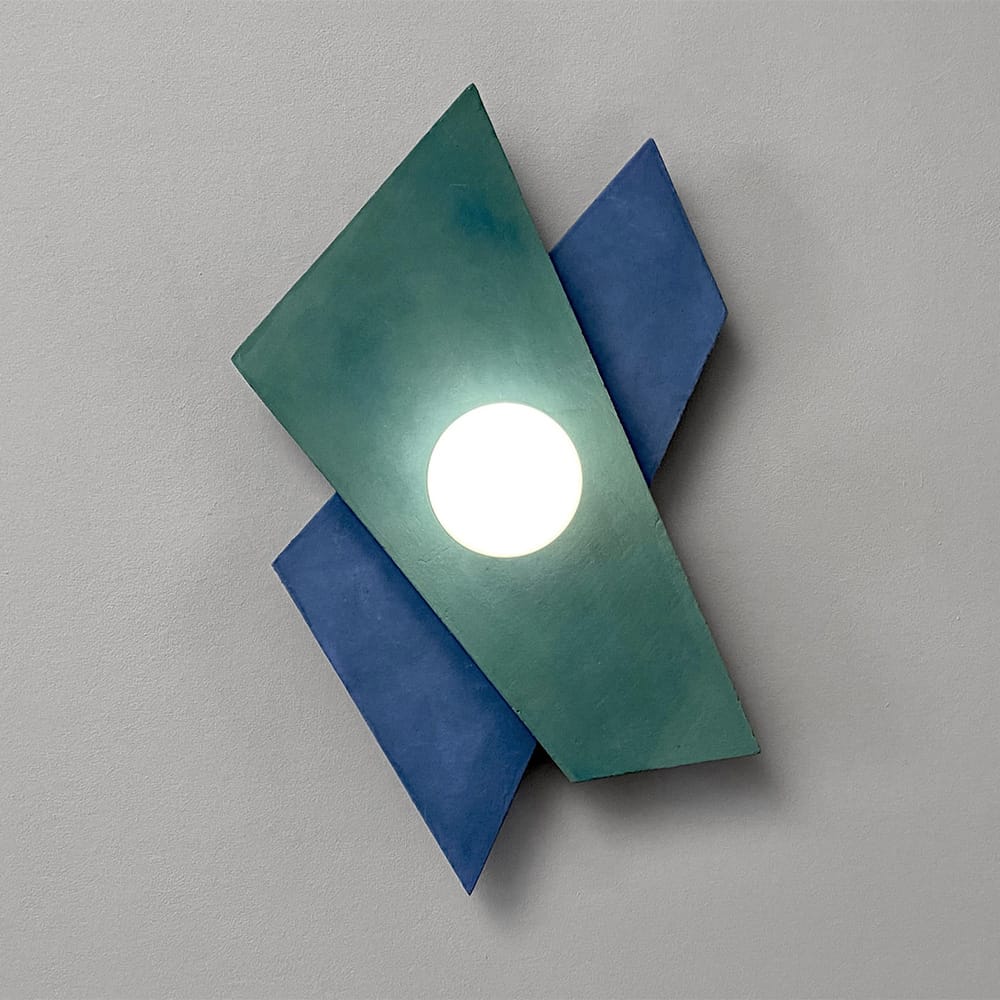 Interior Wall Light / Sconce Color Block Polygon Wall Light