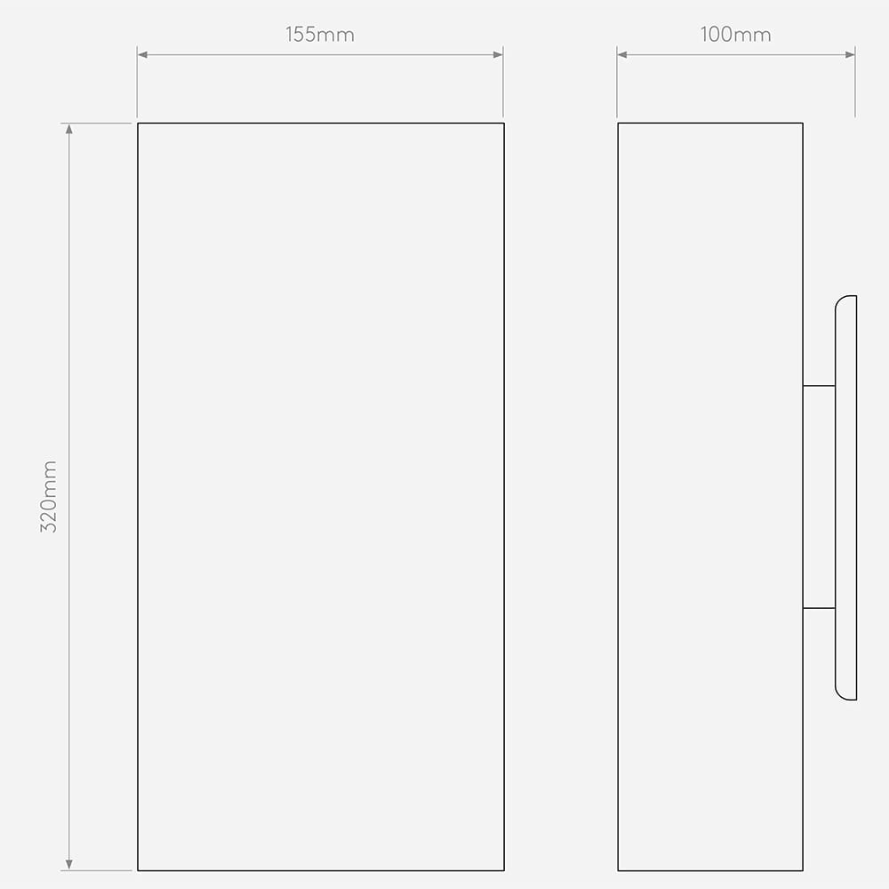 Interior Wall Light / Sconce Comino 155 Wall Light