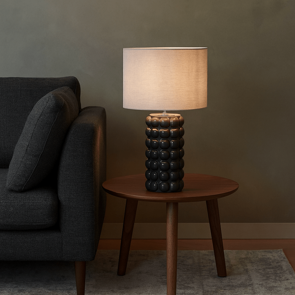 Table Lamps CONDOTTI BLUE TABLE LAMP & SHADE