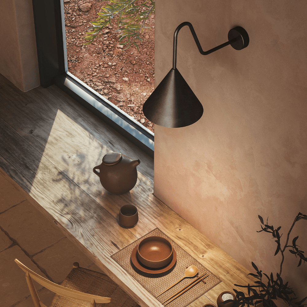 Interior Wall Light / Sconce Cone Curve Indoor Wall Light