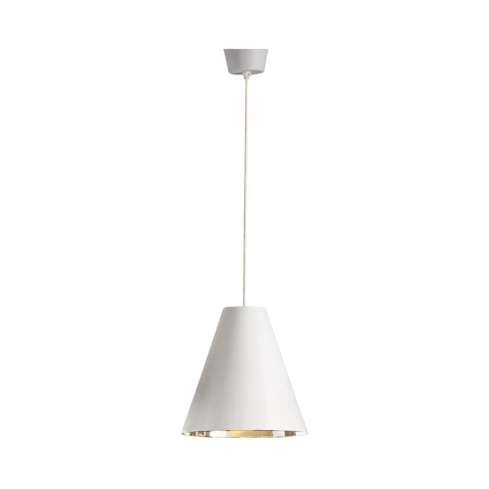 Interior Pendant Conrad Ceiling Pendant White and Silver (Excess Stock)