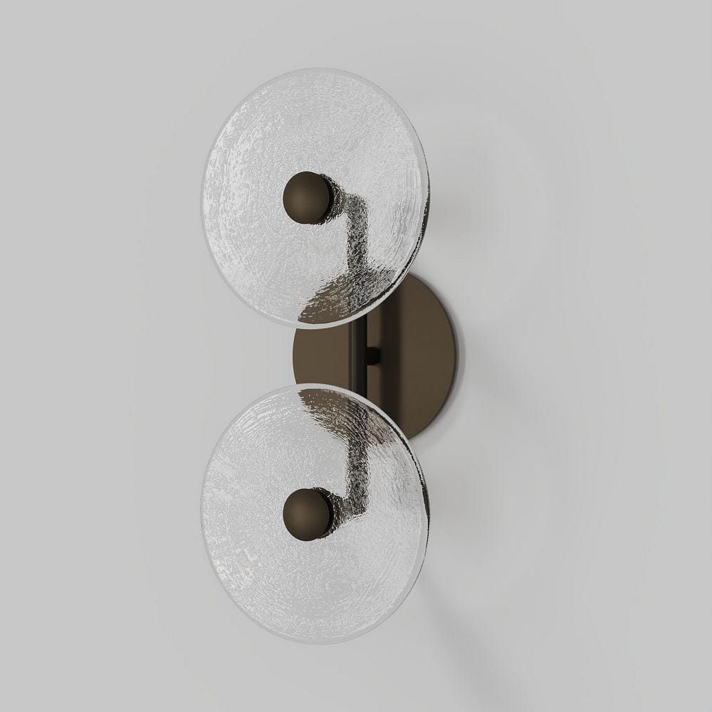 Exterior Wall Light Coral Duo Rod (Centred) Wall Sconce