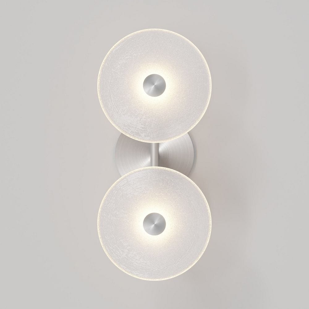 Exterior Wall Light Coral Duo Rod (Centred) Wall Sconce