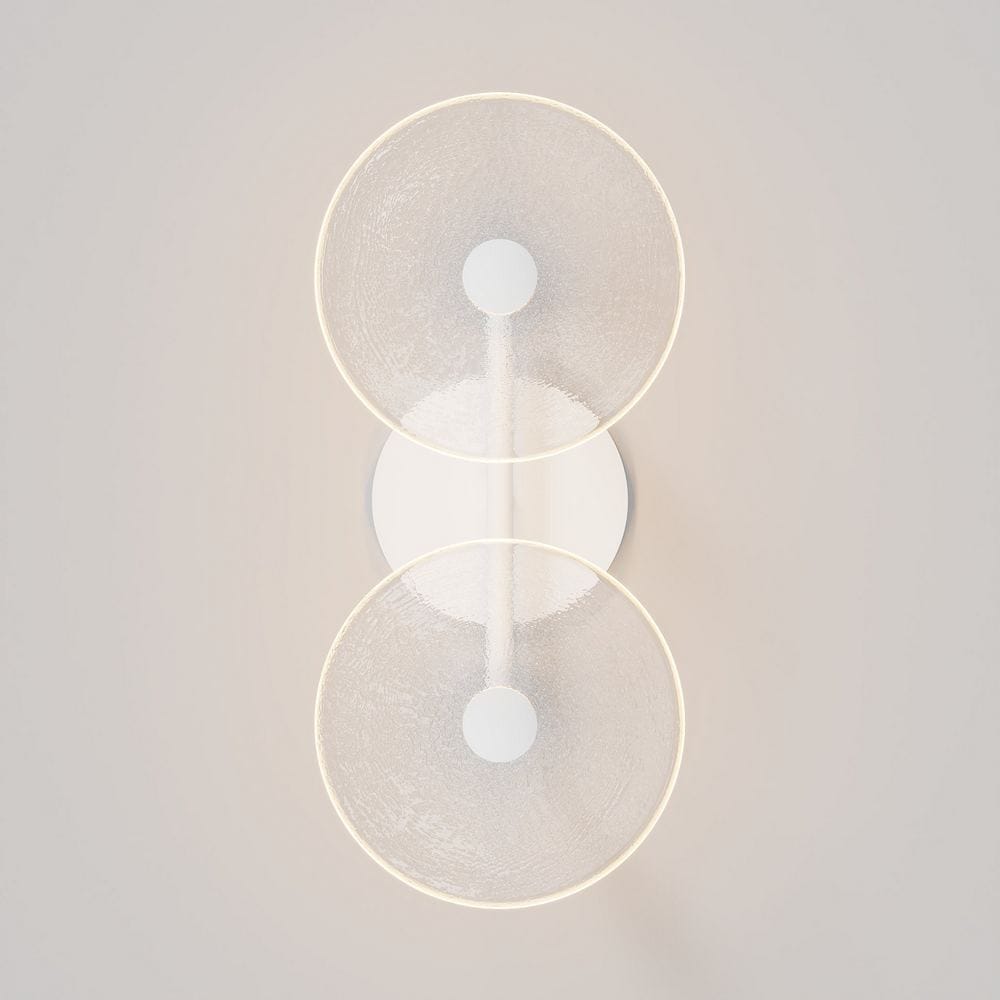 Exterior Wall Light Coral Duo Rod (Centred) Wall Sconce