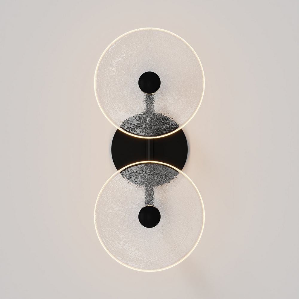 Exterior Wall Light Coral Duo Rod (Centred) Wall Sconce