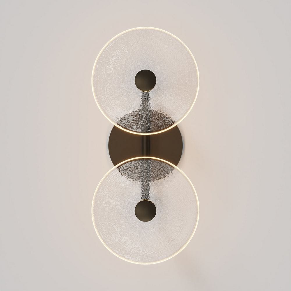 Exterior Wall Light Coral Duo Rod (Centred) Wall Sconce