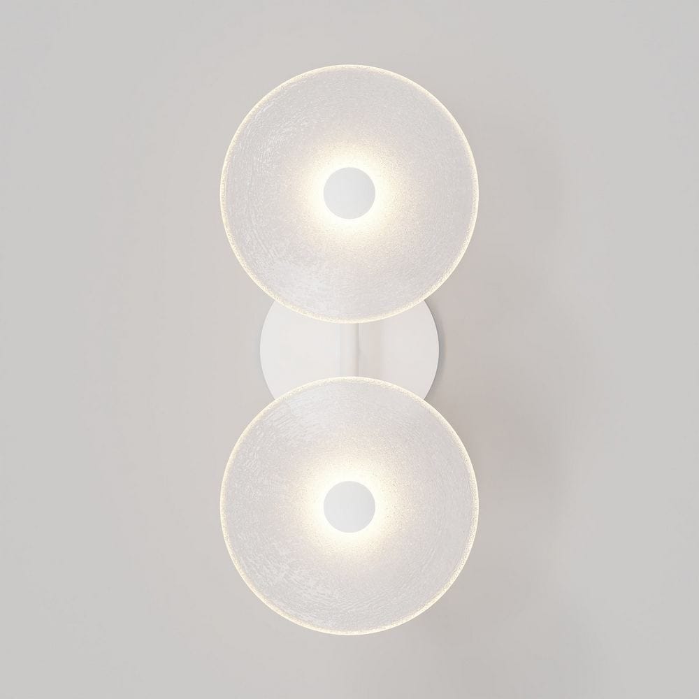 Exterior Wall Light Coral Duo Rod (Centred) Wall Sconce