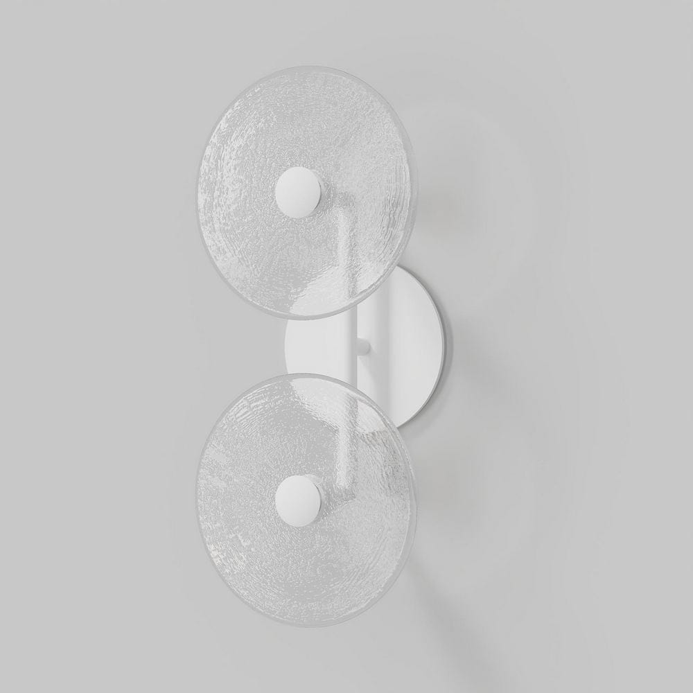 Exterior Wall Light Coral Duo Rod (Centred) Wall Sconce