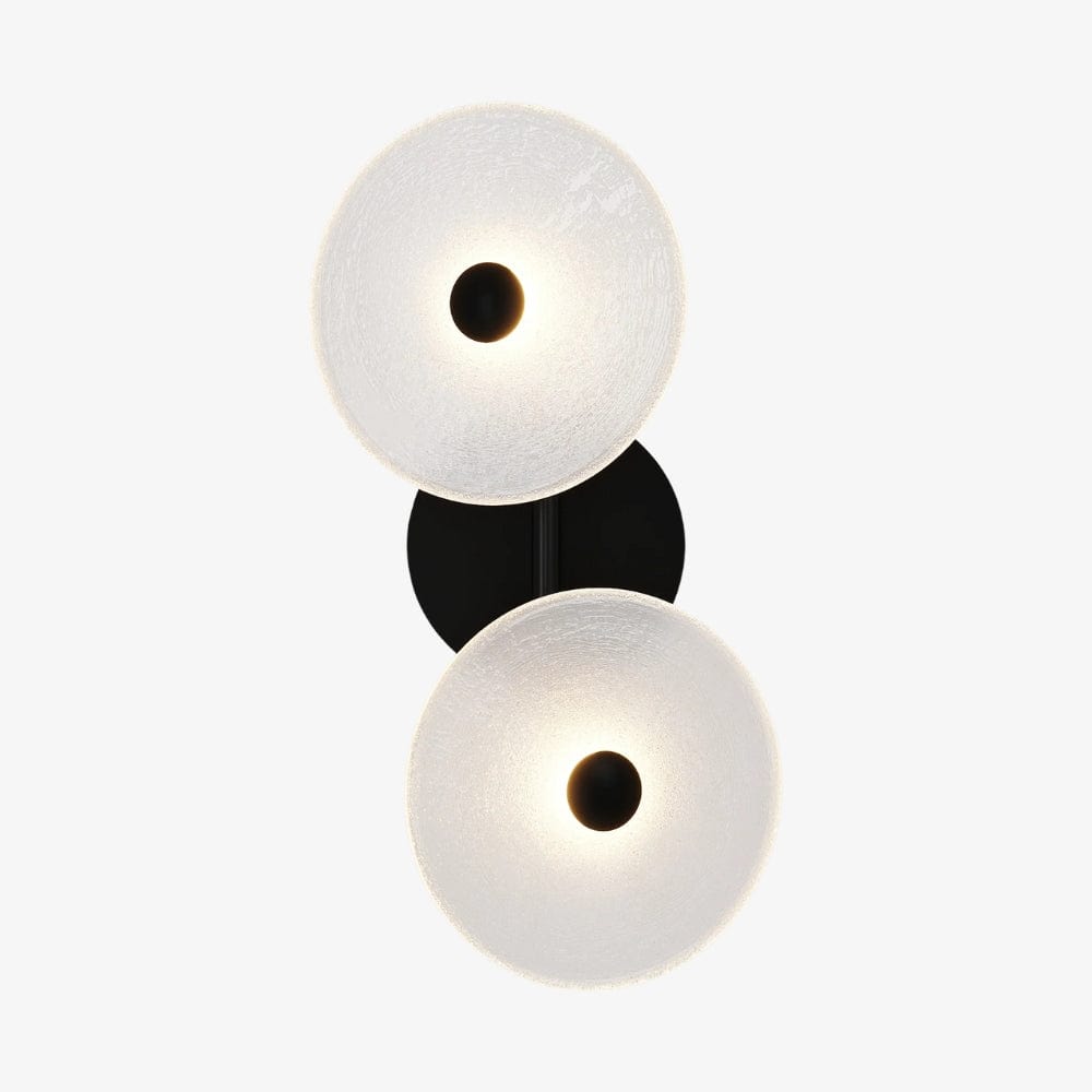 Exterior Wall Light Coral Duo Rod (Off-Centered) Wall Sconce