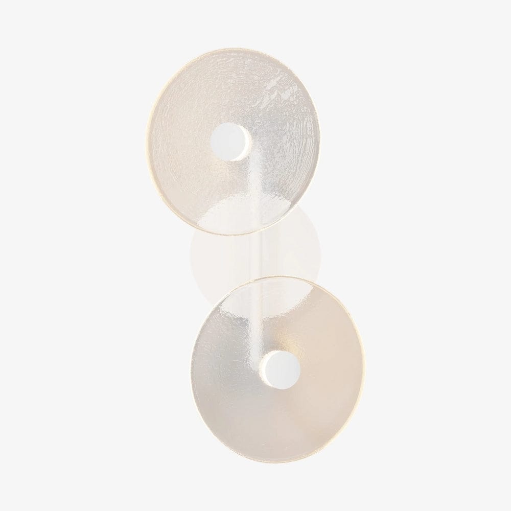 Exterior Wall Light Coral Duo Rod (Off-Centered) Wall Sconce