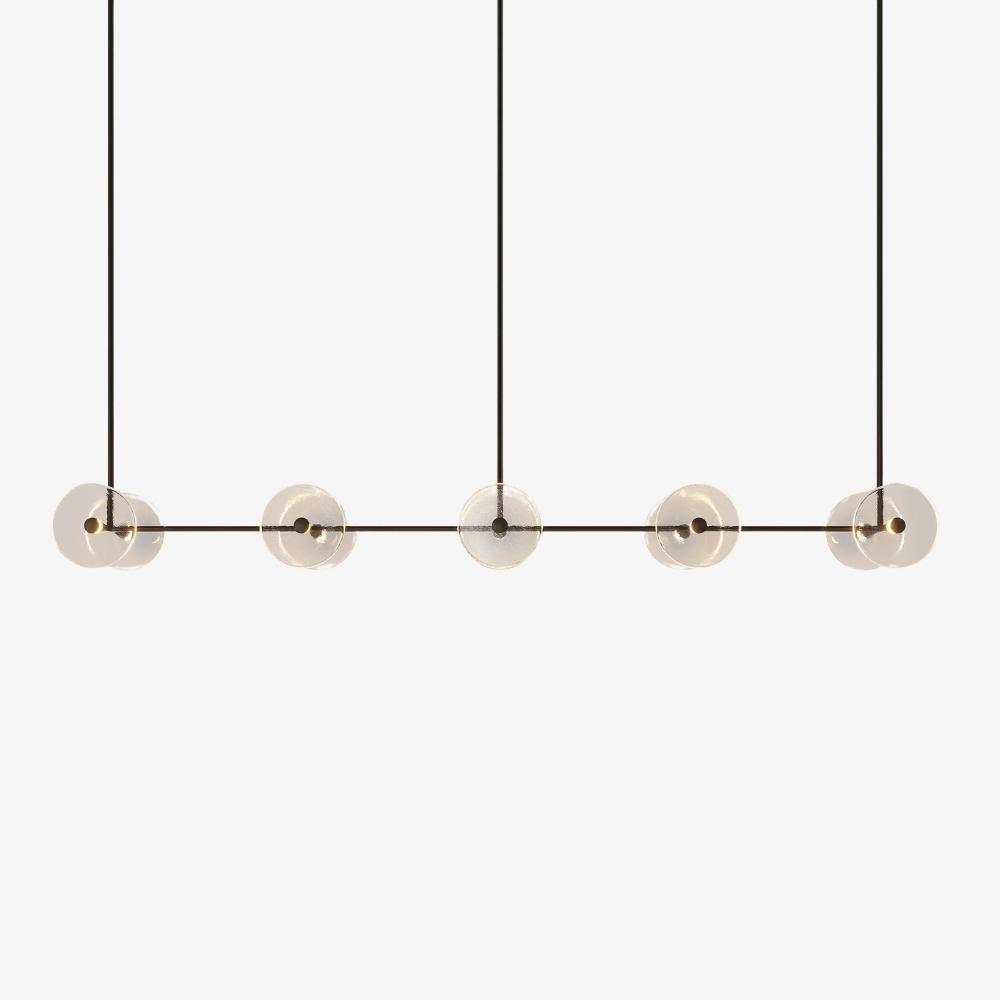 Linear Pendant Coral Linear Rod 10 Lights Pendant