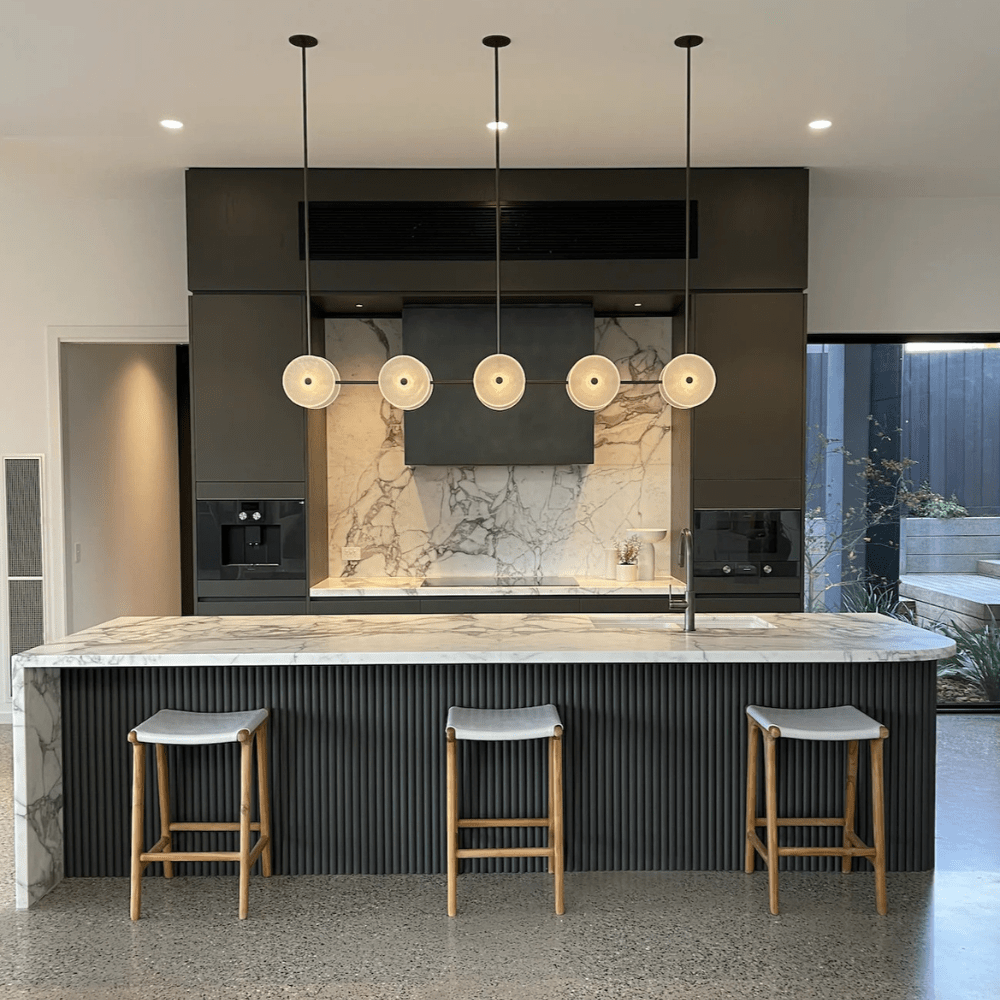 Linear Pendant Coral Linear Rod 10 Lights Pendant