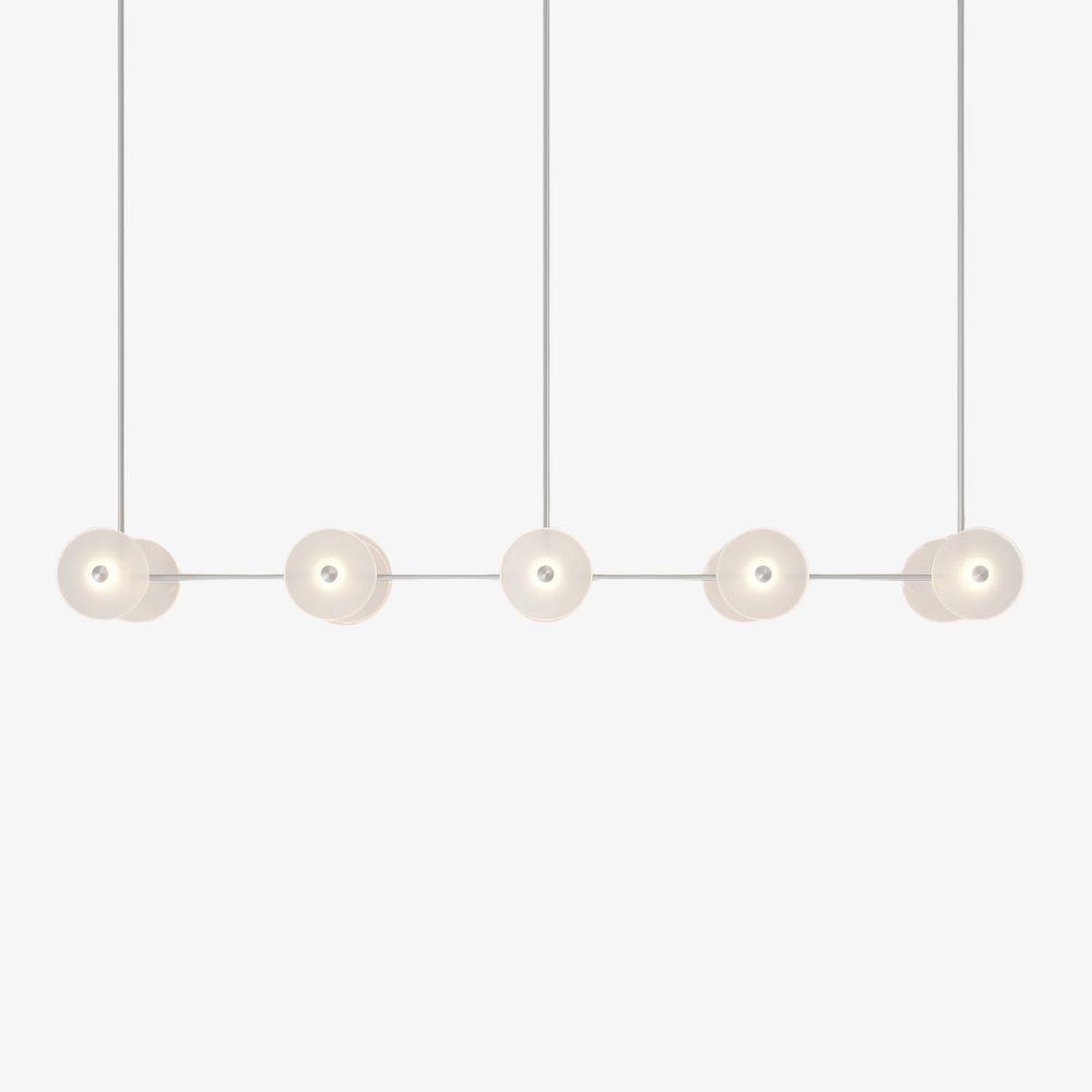 Linear Pendant Coral Linear Rod 10 Lights Pendant
