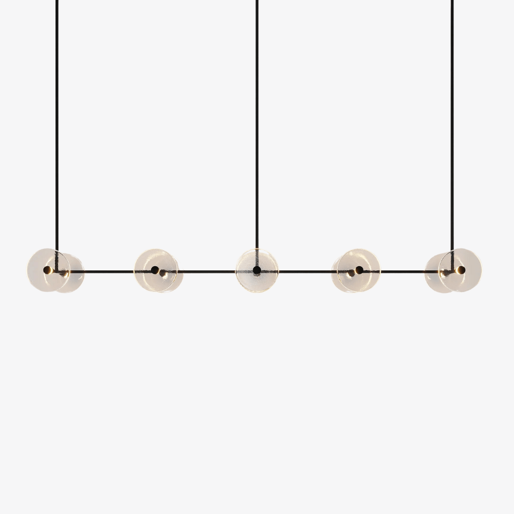 Linear Pendant Coral Linear Rod 10 Lights Pendant