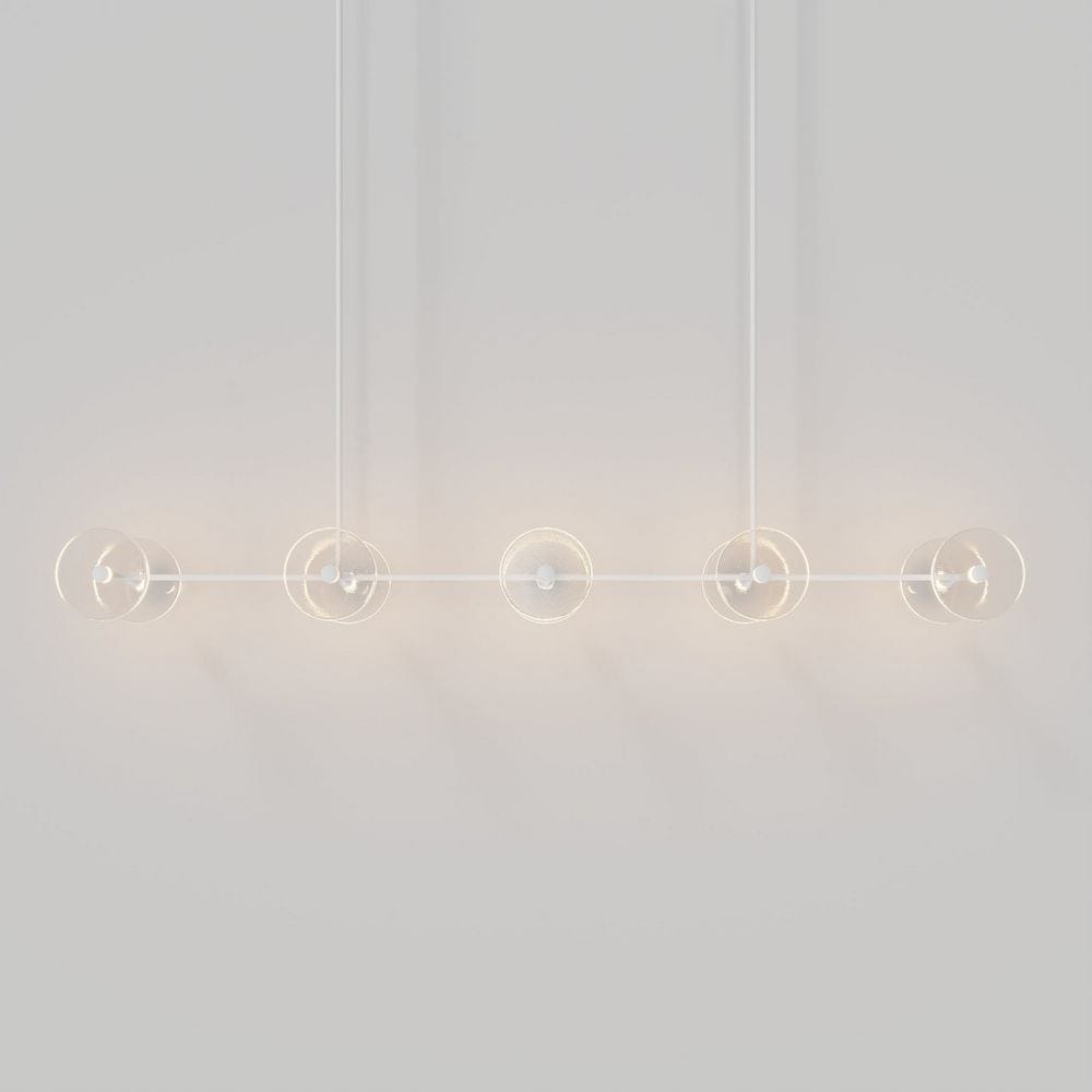 Linear Pendant Coral Linear Rod 10 Lights Pendant