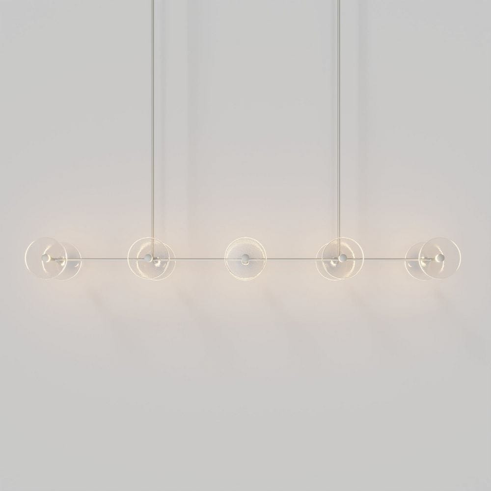 Linear Pendant Coral Linear Rod 10 Lights Pendant