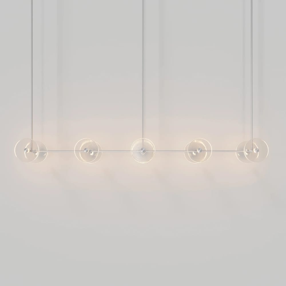 Linear Pendant Coral Linear Rod 10 Lights Pendant