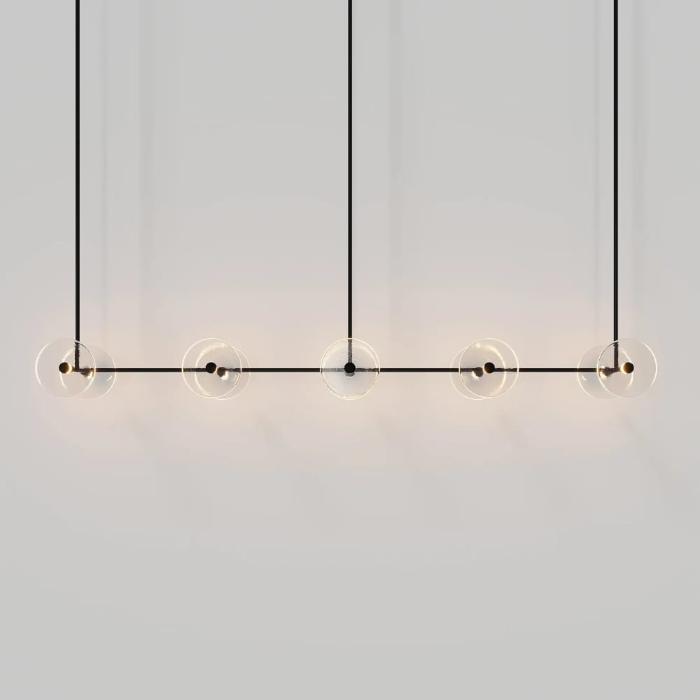 Linear Pendant Coral Linear Rod 10 Lights Pendant