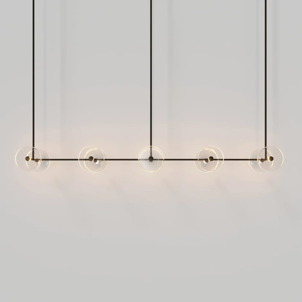 Linear Pendant Coral Linear Rod 10 Lights Pendant