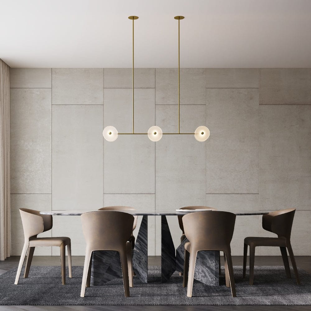 Interior Pendant Coral Linear Rod 6 Pendant