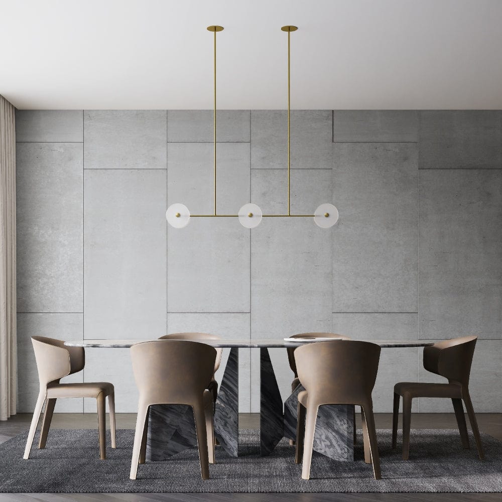 Interior Pendant Coral Linear Rod 6 Pendant