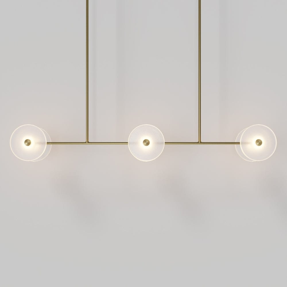 Interior Pendant Coral Linear Rod 6 Pendant