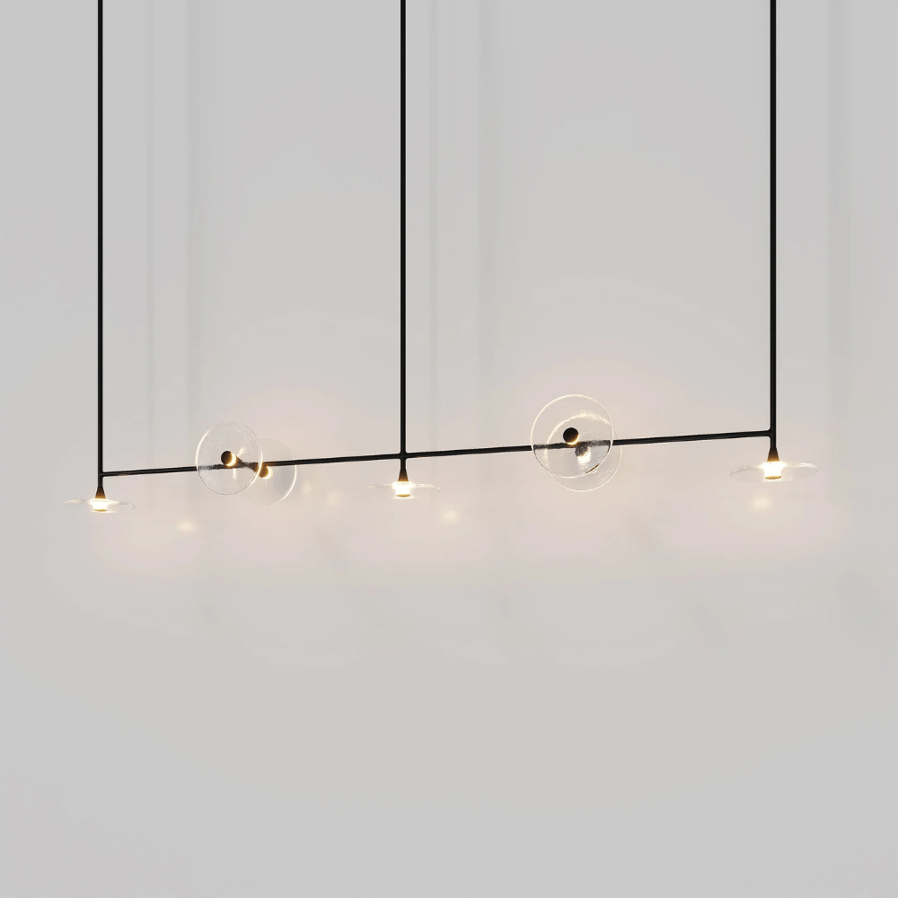 Linear Pendant Coral Linear Rod Pendant