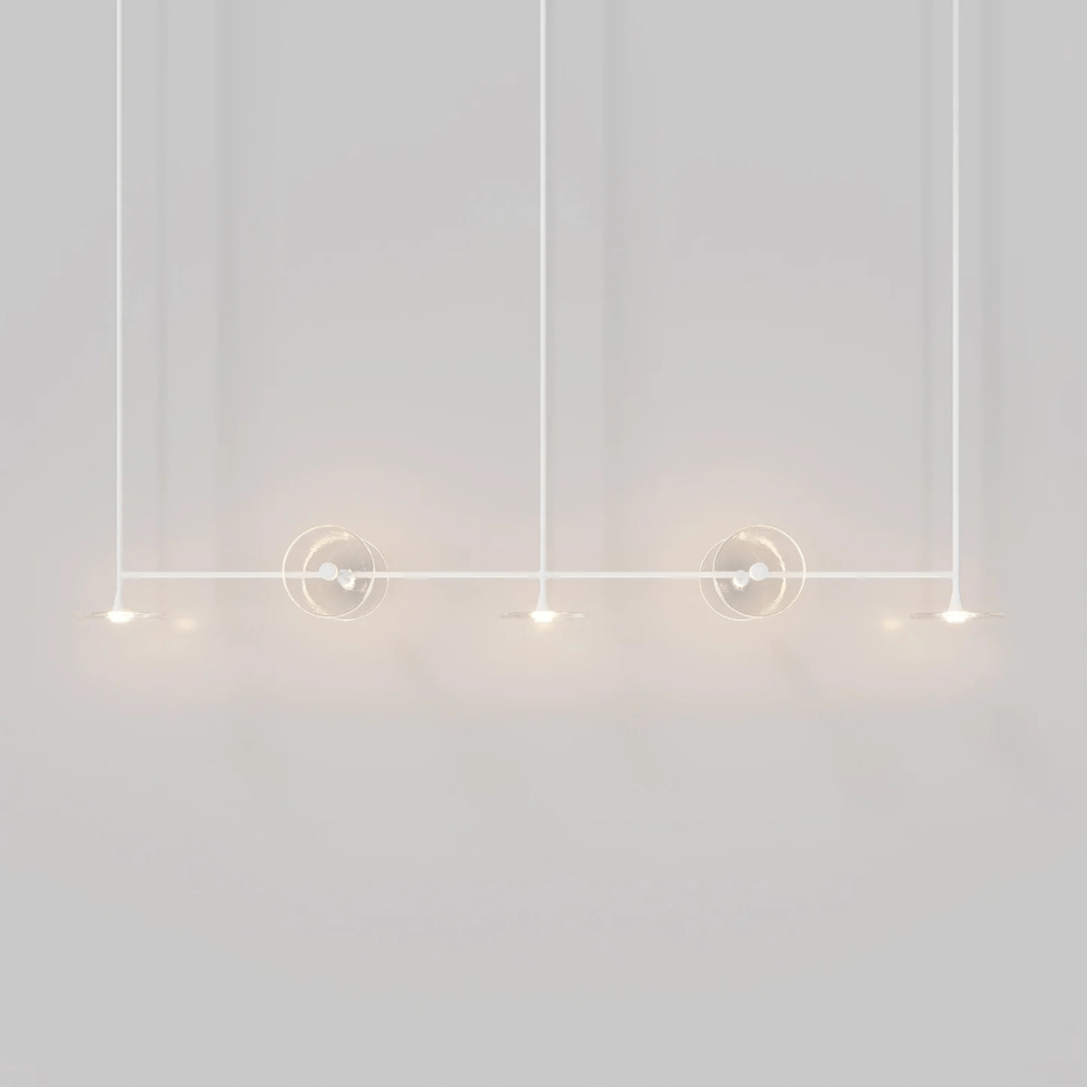 Linear Pendant Coral Linear Rod Pendant