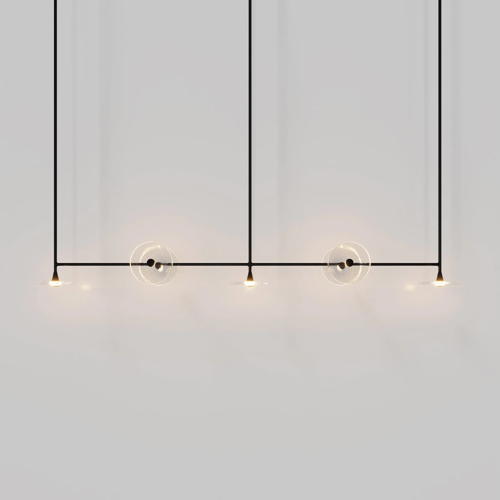 Linear Pendant Coral Linear Rod Pendant