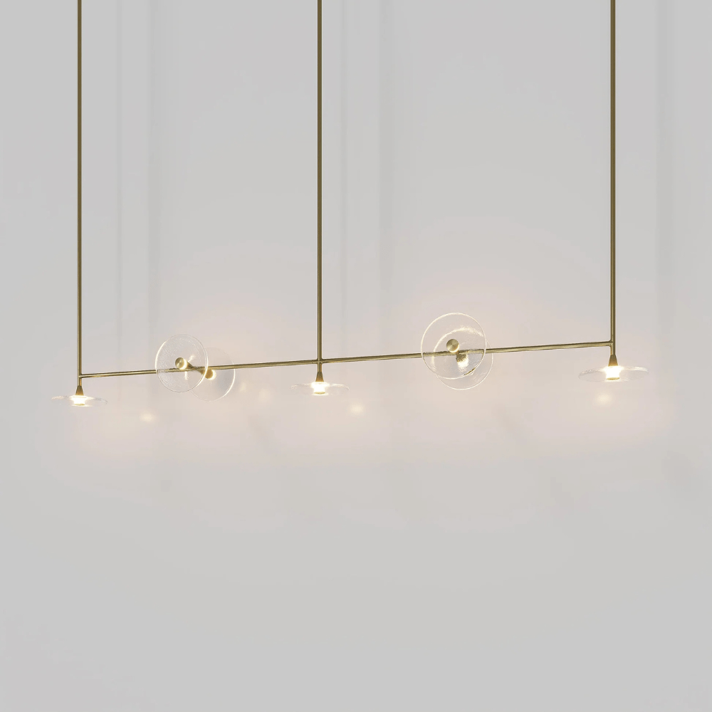 Linear Pendant Coral Linear Rod Pendant