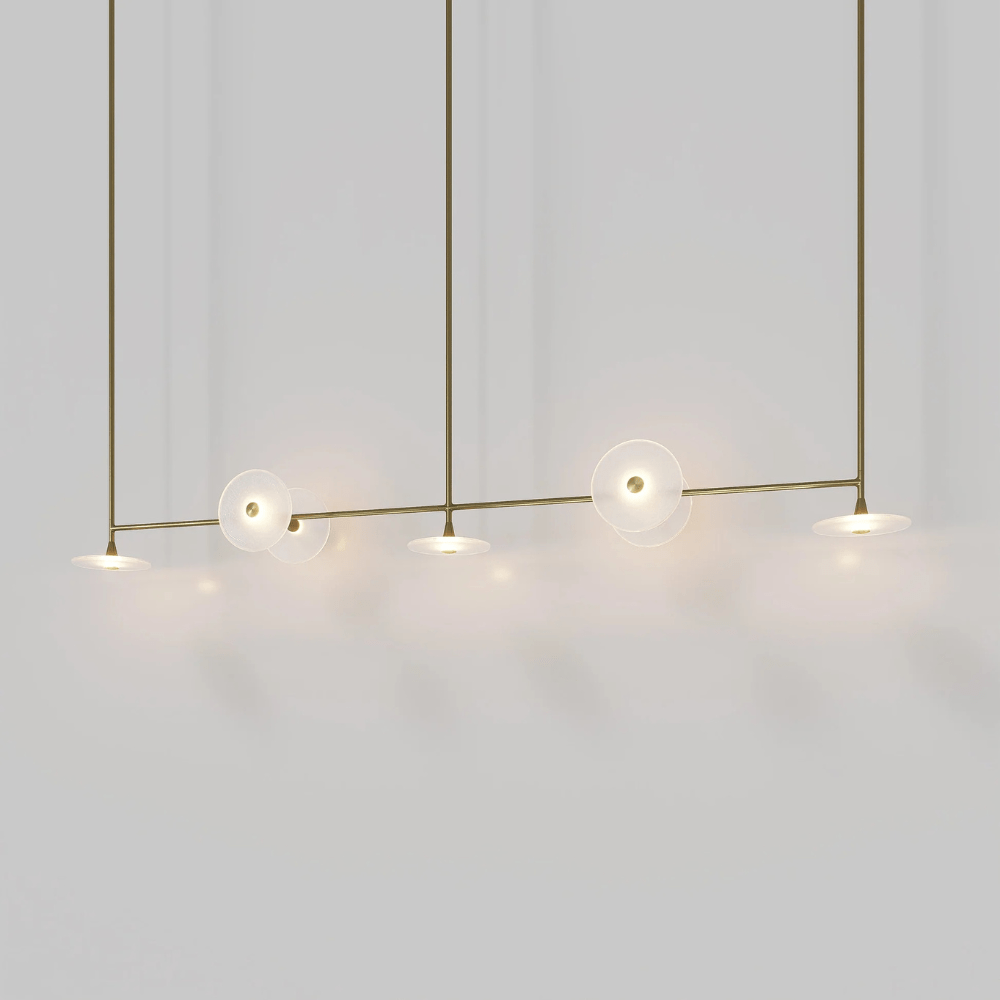 Linear Pendant Coral Linear Rod Pendant