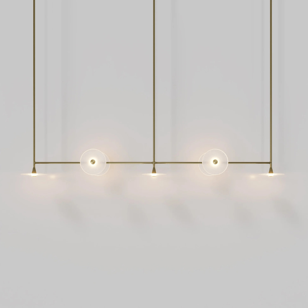 Linear Pendant Coral Linear Rod Pendant