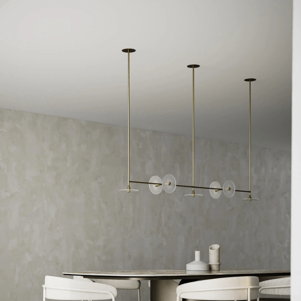 Linear Pendant Coral Linear Rod Pendant