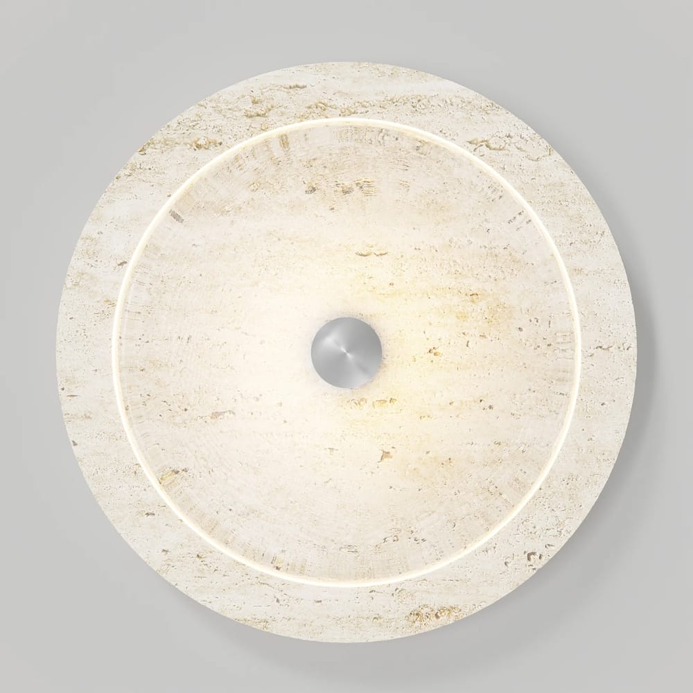Interior Wall Light / Sconce Coral Travertine Wall Light