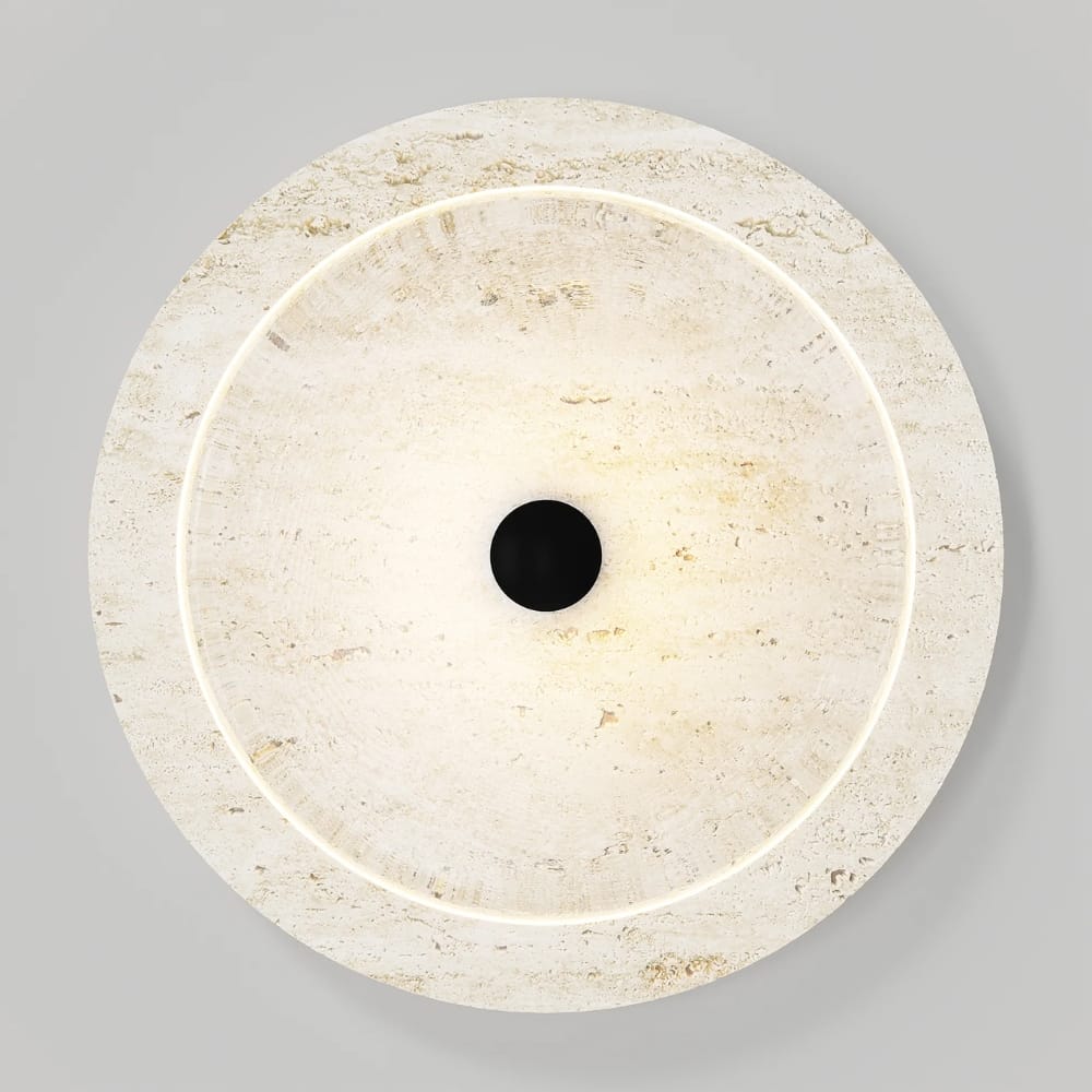 Interior Wall Light / Sconce Coral Travertine Wall Light