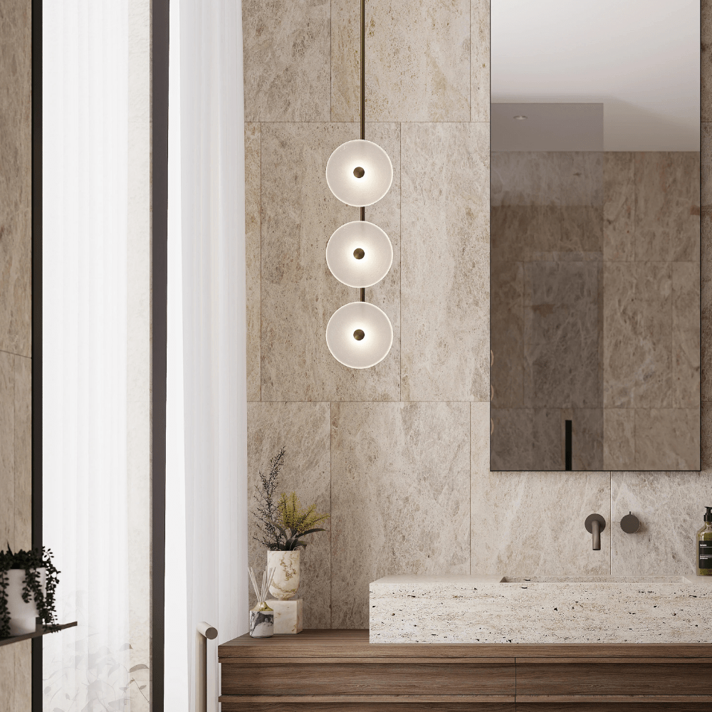 Exterior Pendant Coral Trio - Pendant Light Centered