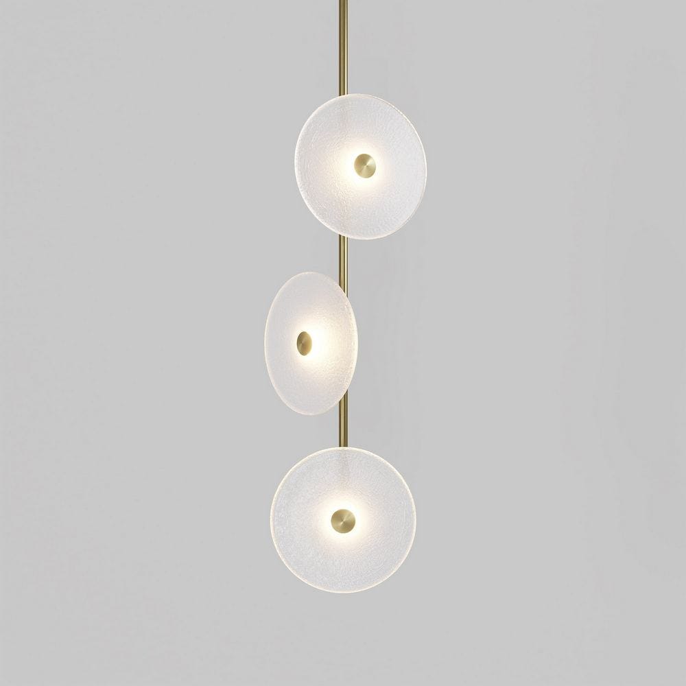 Exterior Pendant Coral Trio - Pendant Light Off Centered