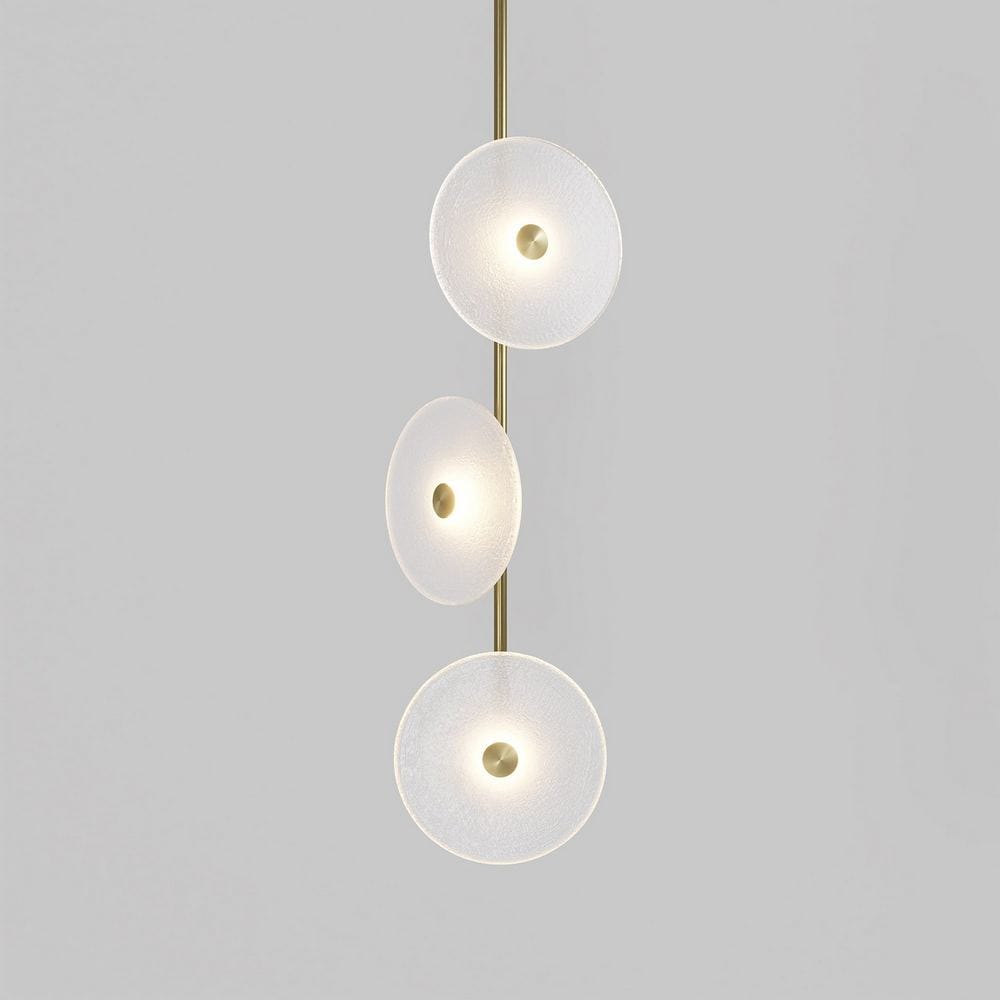 Exterior Pendant Coral Trio - Pendant Light Off Centered