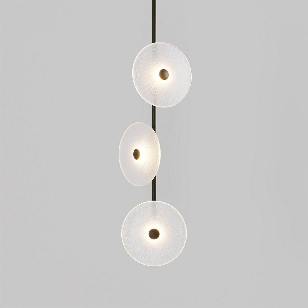 Exterior Pendant Coral Trio - Pendant Light Off Centered