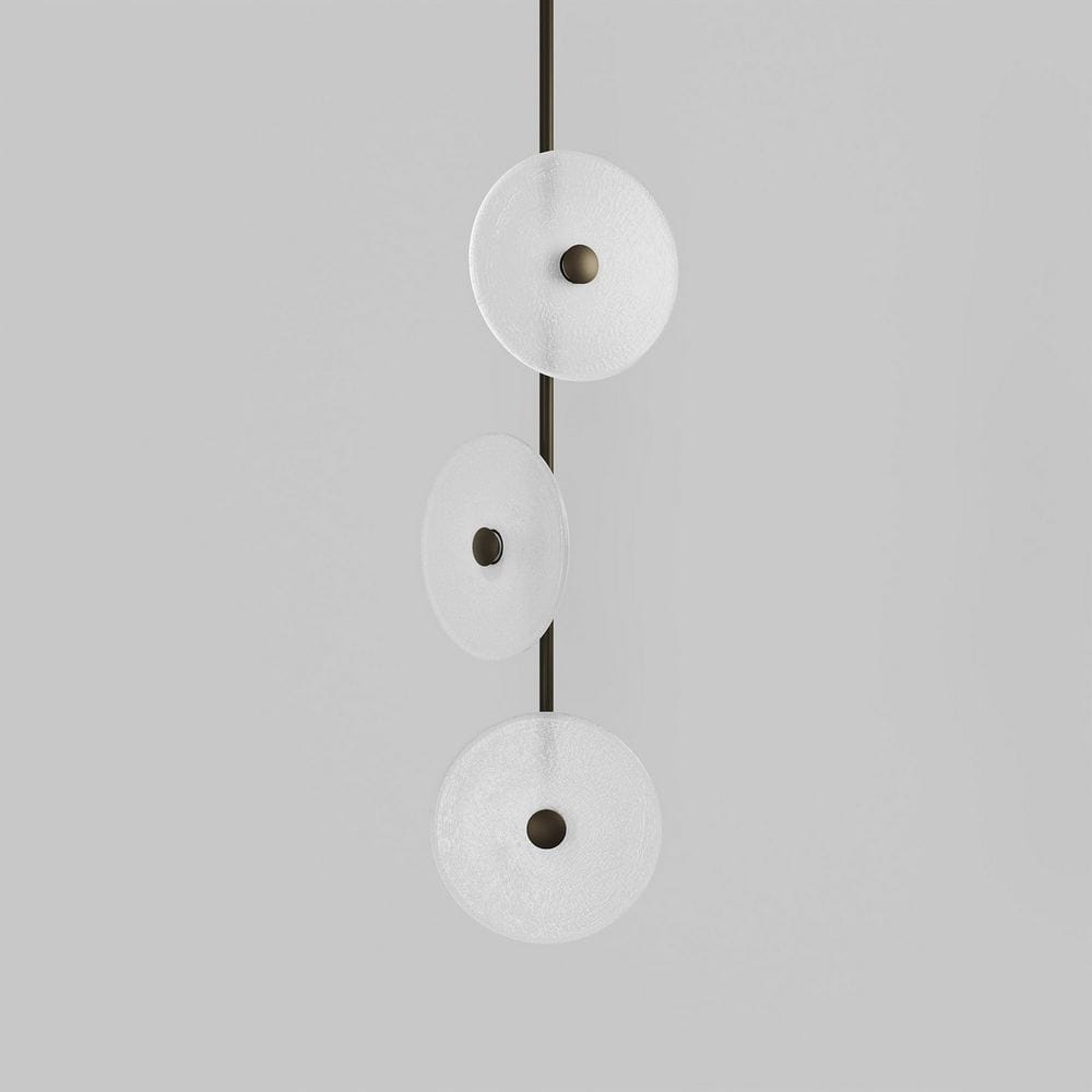 Exterior Pendant Coral Trio - Pendant Light Off Centered