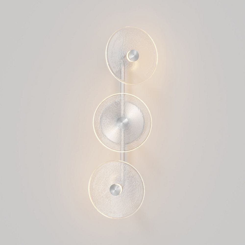 Interior Wall Light / Sconce Coral Trio Rod (Off-Centered) Wall Sconce