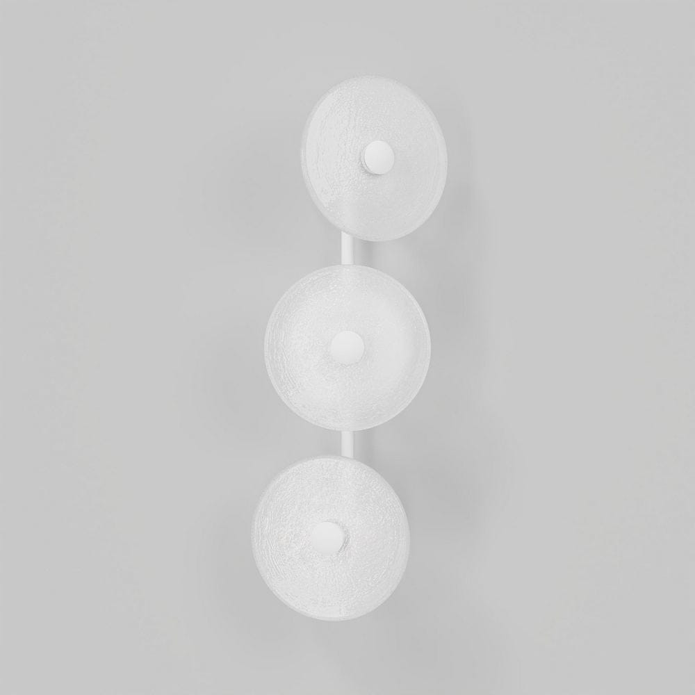 Interior Wall Light / Sconce Coral Trio Rod (Off-Centered) Wall Sconce