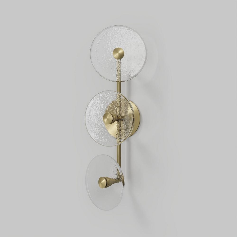 Interior Wall Light / Sconce Coral Trio Rod (Off-Centered) Wall Sconce