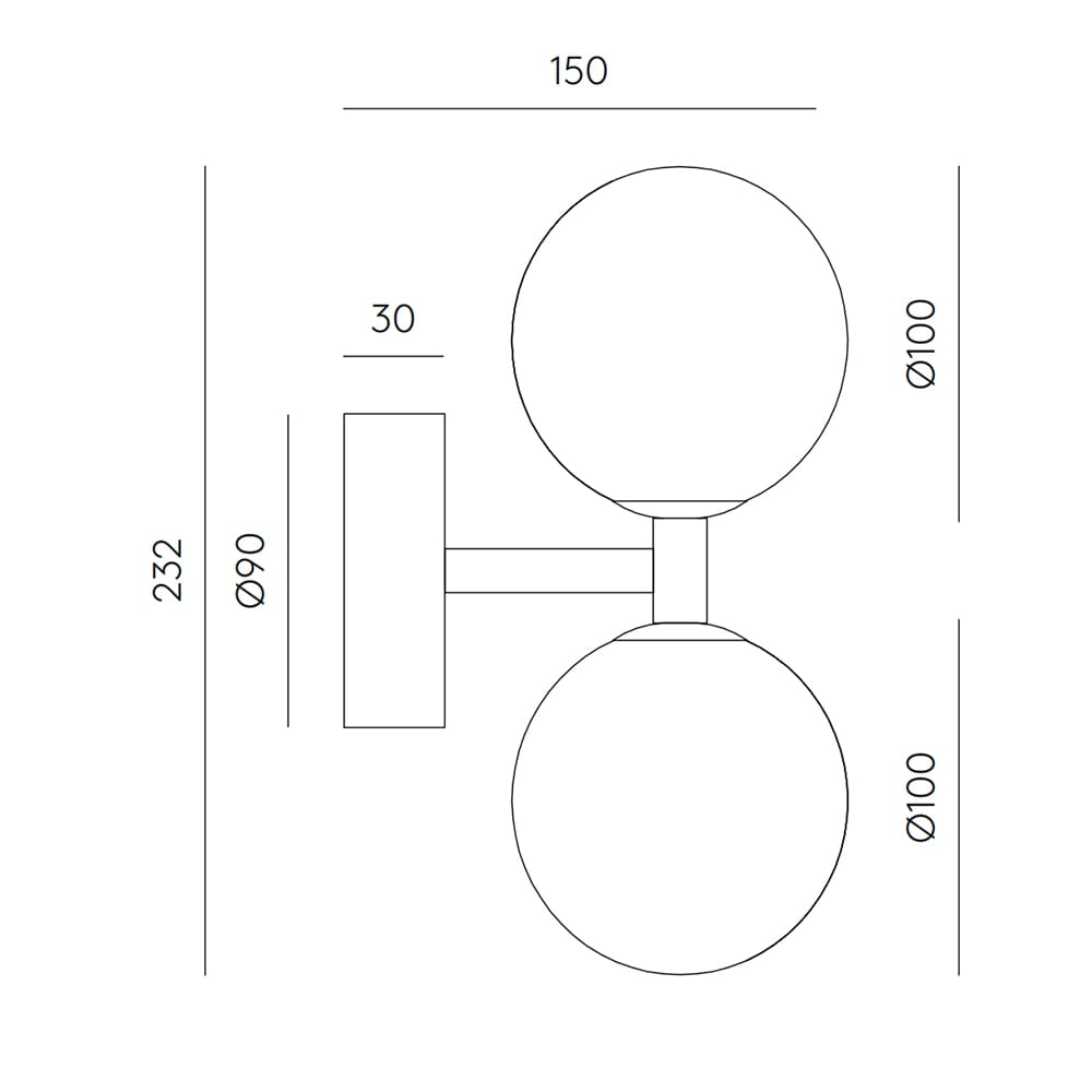 Interior Wall Light / Sconce Dalt Wall Light