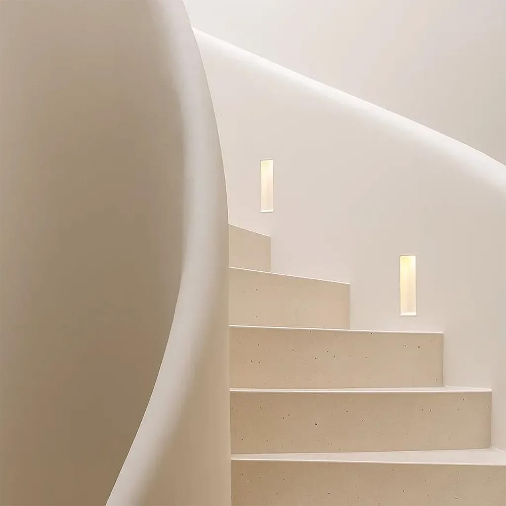 Interior Step Light Drift Plaster Trimless LED Step Light Rectangular