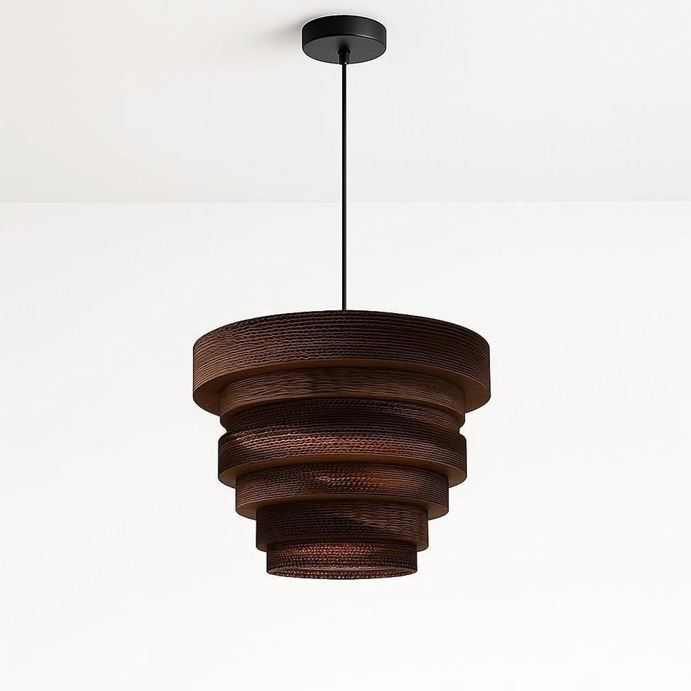 Dune Recycled Cardboard Pendant Light