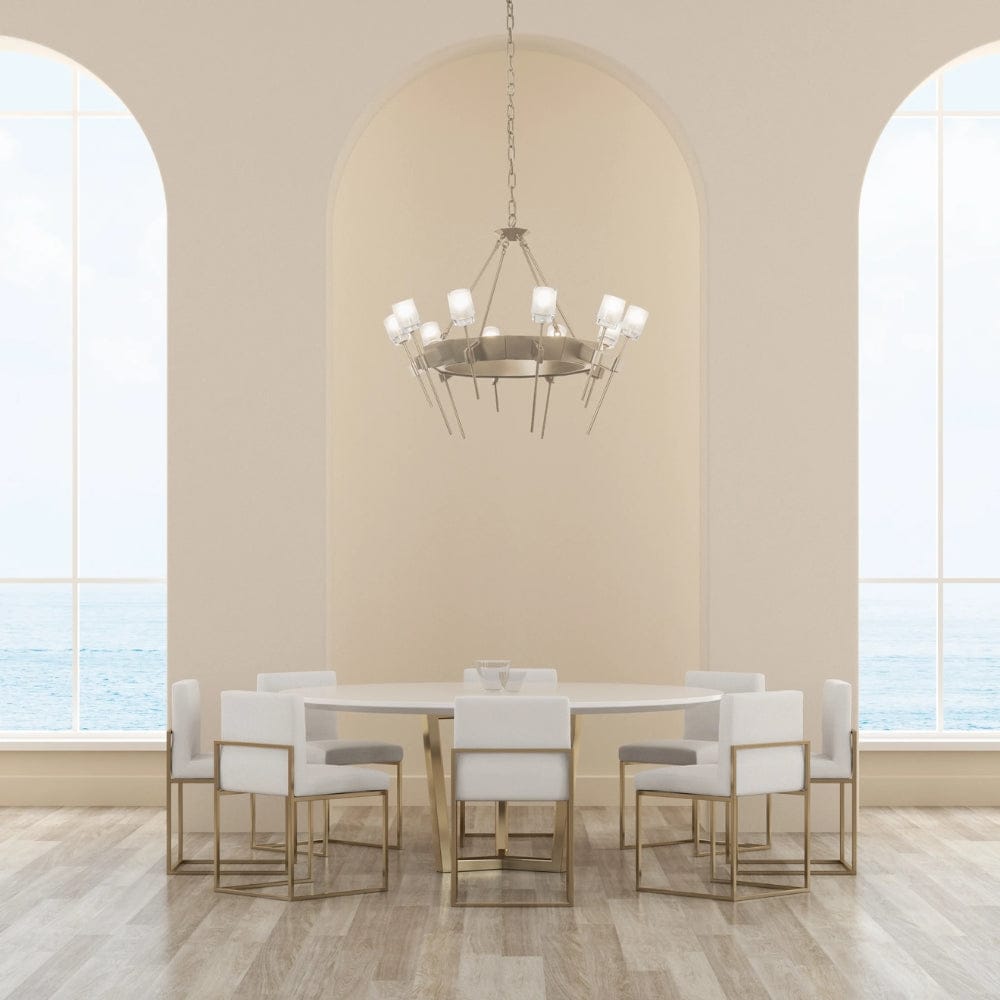 Interior Pendant Echo 10 Light Circular Chandelier